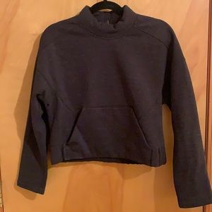 Cropped lulu lemon mock neck sweatshirt
